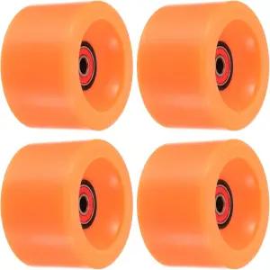 파티킬 78A 롱보드 휠 ABEC-9 베어링 스케이트보드용 소프트 크루저 스트리트 스케이트보드 PU