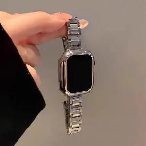 호환  워치 밴드 44mm 45mm 40-41-42-38mm 49mm 스테인리스 스틸 메탈 브레이슬릿 아이워치 시리즈 10 3 울