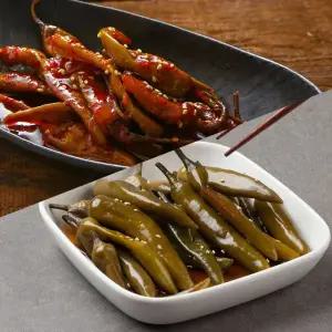 양념고추무침1kg+간장고추1kg