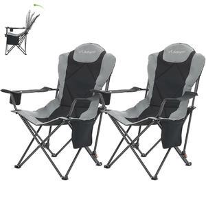 아오하노이 캠핑 의자, 각도 조절이 가능한 등받이가 있는 사람을 위한 휴대용 2팩 최대 350파운드의 외부 지지대를 야외 접이식 가방