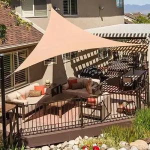 텐트 패브릭 썬쉐이드 삼각 차광막 천막 그늘막 가림막 5M