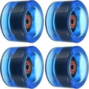 파티킬 78A 롱보드 휠(ABEC-9 베어링 포함) 소프트 크루저 휠 스케이트보드용 스트리트 PU