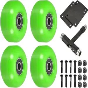 파티킬 스케이트보드 휠 및 베어링 크루저 교체용 스트리트 세트