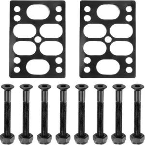 파티킬 스케이트보드 라이저 패드 나사 세트 앵글 웨지 충격 흡수 크루저용 하드웨어 너트