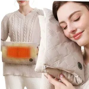 복부찜질기 온열 찜질기 아이보리 허리 어깨 충전식 전기 찜질팩