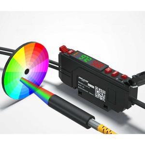 컬러 광 센서 광전 스위치 코드 감지 색상 디지털 광화이버 엠프
