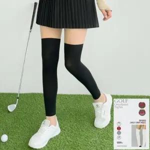 올풀림방지 밑트임 니하이레깅스9부 무발스타킹