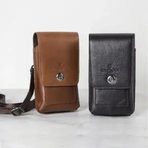 크로스백 작은가방 미니백 남성 가죽가파치 12x19x6cm