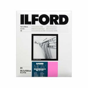 Ilford 5x7 멀티그레이드 1M B&W 용지, 광택 표면, 25장