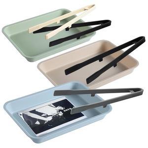 YCCLD 4 PCS 인쇄 현상 집게 및 3 개의 암실 필름 사진 용지 트레이 세트 고정용 8x10'' 5x7'' 4x5'' 포토 컬러 B&W