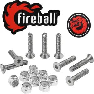 파이어볼 드래곤 스케이트보드 하드웨어 키트 - 롱보드 및 크루저용 장착 나사 너트 세트 평생 사용할 수