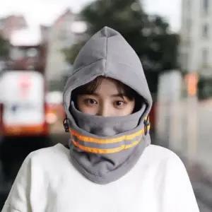 ( )안전 반사띠 넥워머 바라클라바 그레이 후드넥워머 방한 스키 오토 마스크 바라클라바 스노보드 얼굴 용