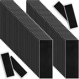 틴레이드 100개 핑거보드 그립 폼 테이프 블랙 스케이트보드 110mm x 36mm 덱 스티커