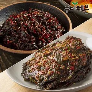 [NS홈쇼핑]고들빼기무침1kg+깻잎무침1kg[35777106]