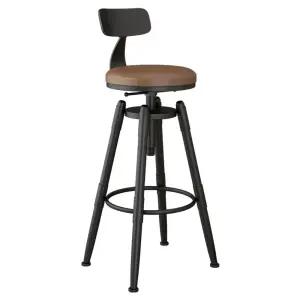 홈바의자 식탁 철제 등받이 바의자 바 인테리어 현대