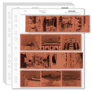 50PCS-YCCLDLIP 아카이브 저장 시트 - 120 필름용 네거티브 페이지 보존기(50개의 시트)