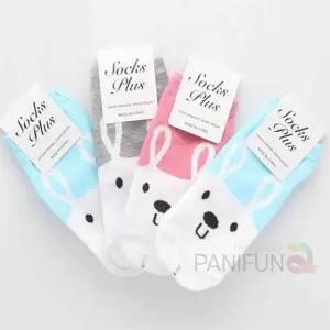 토끼 양말 3색 아동용 5켤레 아동스포츠양말 아기양말세트 유아동패션소품 아동코디세트 초등학생양말