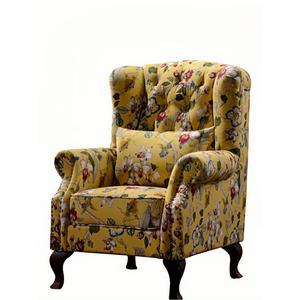 꽃무늬 안락의자 인테리어 갖가지 B타입 스툴별도 의자 활력의 빈티지 패브릭의자