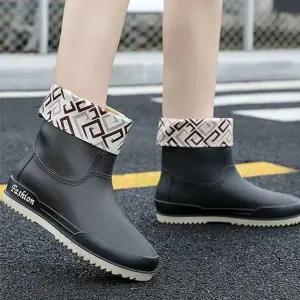 [SX991B4]여성레인부츠 해루질장화 겨울 방수부츠