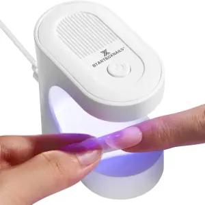 BTArtboxnails 핸디 미니 네일 램프 - 젤 네일용 패스트 큐어 UV LED 6W 라이트 2 타이머로 모든 폴리쉬