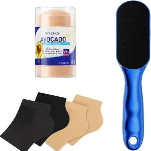 나노 유리 풋 파일 부드러운 발을 위한 발 굳은살 제거제 및 스크러버 전문 페디큐어 도구(힐 양말 금이 간