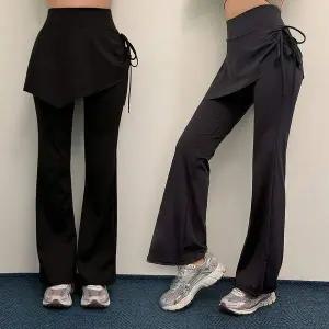 언발셔링랩팬츠 치마레깅스 부츠컷 롱바지 요가운동복