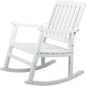 조나단 Y RCK102C 페니 클래식 슬랫백 300파운드 지원 아카시아 우드 파티오 야외 흔들의자 정원 잔디