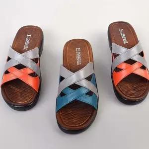 [SBG8RCU]여성슬리퍼 미들굽 키높이 데일리 뮬 샌들