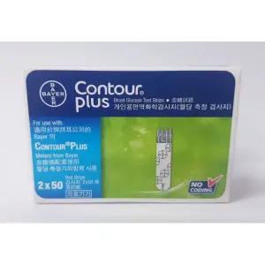 상품 설명서 참조 컨투어플러스 혈당측정검사지 100매 유효기한2026년7월