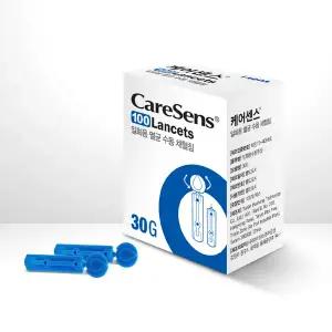 케어센스 일회용 멸균 수동 채혈침 100개X2개