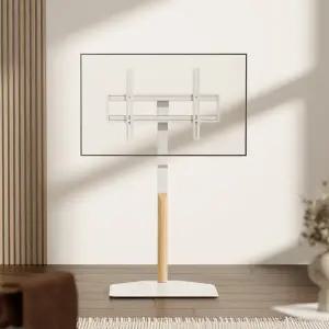 엔산마운트 FN-64L 슬림베이스 TV스탠드 티비거치대 거실 넓은 인테리어