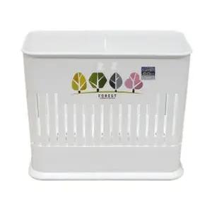 칫솔 꽂이 케이스 수납함 거치대 면도기 치약 사각형 칫솔통