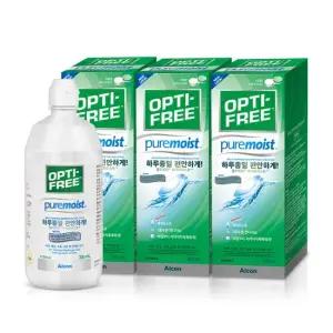 옵티프리 렌즈세척액 퓨어모이스트 300ml 3개