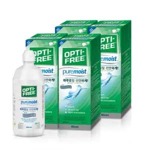 옵티프리 렌즈세척액 퓨어모이스트 300ml 4개