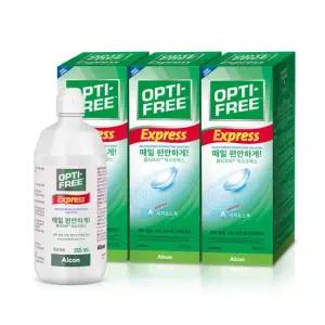 옵티프리 렌즈세척액 익스프레스 355ml 3개