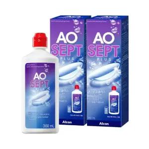 옵티프리 렌즈세척액 에이오셉 플러스 360ml 2개