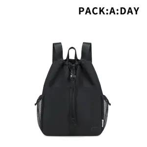 [패커데이] 남여 캐주얼 경량 조리개 백팩 TPD06
