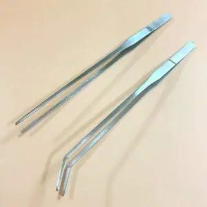 길이 27cm 긴 핀셋 족집게 일자형 커브형 청소 일자 집게 어항