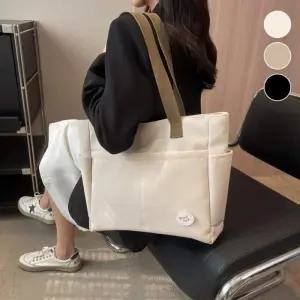 [라일리] Rly 가벼운 데일리 캔버스 숄더백 봄가방 캔버스백 체