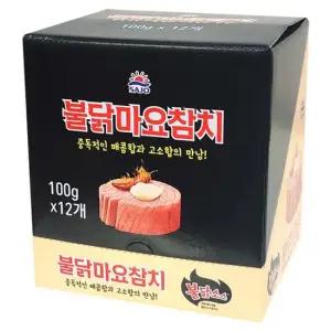 사조 불닭 마요 참치 파우치형 100g 12개입 탕비실