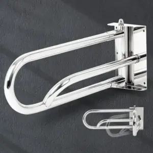 화장실손잡이 장애인손잡이좌우가동식 변기안전손잡이 화장실 보조