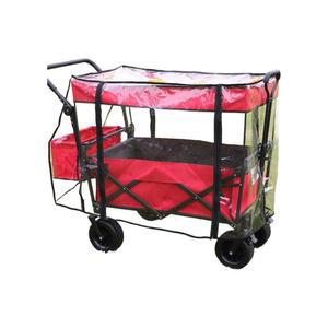 투명 웨건커버 캠핑 웨건 덮개 방풍 바람막이 레인커버 방수 벌레방지 모기장 카트