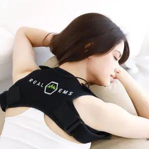 리얼EMS 어깨 마사지기 (사이즈 S.M) 저주파 운동기구