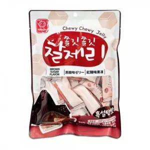 한진 쫄깃쫄깃 찰제리 흑설탕맛 260g 진하고 달콤한 흑당 젤리 어른 아이들 간식