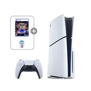 PS5 슬림 스탠다드 에디션- 1TB + 소닉 레이싱 크로스월드 ps5)