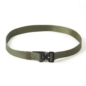 원터치 코브라 작업용 벨트 120cm 그린 튼튼한 아웃도어 허리띠