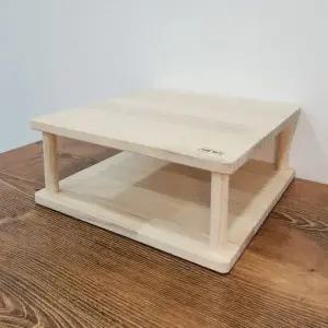 이앤위즈 프린터선반 WPS01 뉴송 원목 받침대 프린터받침대