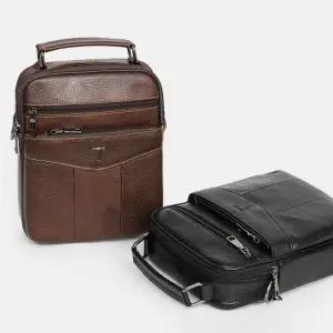 가죽 크로스백 남성 미니 토트백