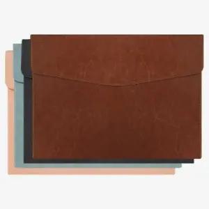 인조가죽 A4 서류 파우치 가방