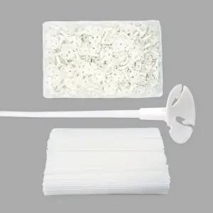 [퍼니메이커]풍선스틱컵(100세트)/풍선막대/풍선대/이벤트용 풍선스틱컵 풍선막대 풍선대 이벤트용